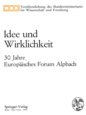 cover image of Idee und Wirklichkeit